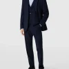 Schlussverkauf ? BOSS Anzughose In Unifarbenem Design – Marineblau ⌛ 19