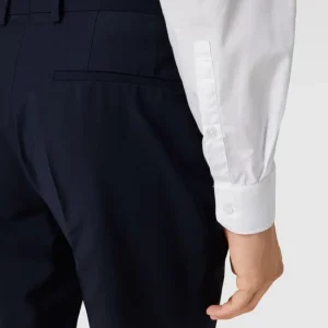 Am billigsten ✨ HUGO Hose Mit Bügelfalten Modell ‘Simmons’ – Marineblau ? 11