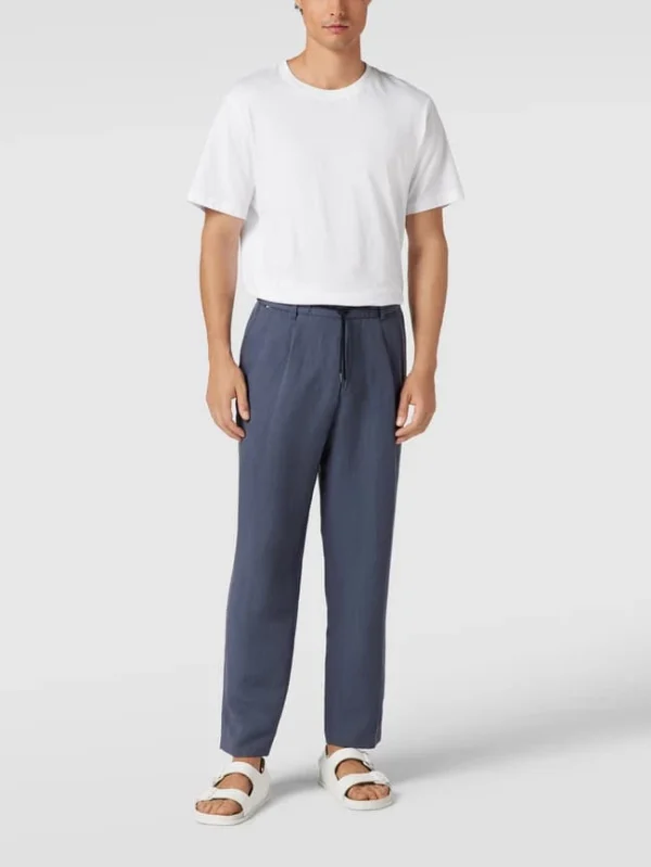 Schlussverkauf ? BOSS Hose Mit Label-Details Modell ‘Perin’ – Marineblau ? 1