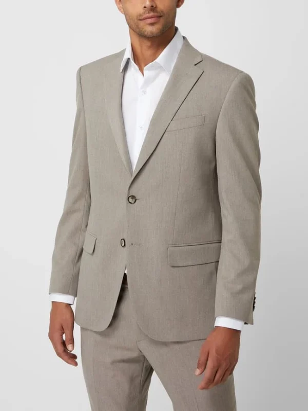 Neu ? Pierre Cardin Regular Fit 2-Knopf-Sakko Mit Stretch-Anteil Modell ‘Grant’ – ‘Futureflex’ – Hellbraun ? 5