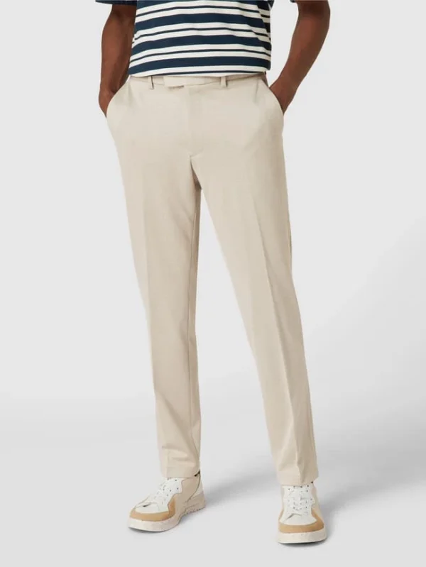 Blitzangebot ? Christian Berg Men Hose Mit Bügelfalten – Beige ✨ 5