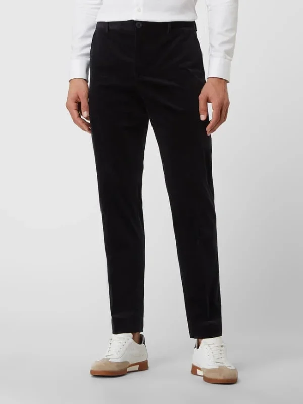 Angebote ? Selected Homme Slim Fit Anzughose Aus Cord Modell ‘Oakland’ – Dunkelblau ? 5