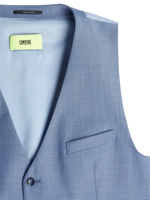 Bester Verkauf ? Cinque Weste Mit Schurwoll-Anteil Modell ‘Cimonopoli’ – Bleu ? 3