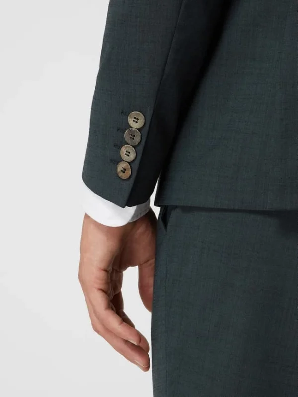 Besorgen ? DIGEL Slim Fit 2-Knopf-Sakko Mit Stretch-Anteil Modell ‘Rod’ – Petrol ? 8