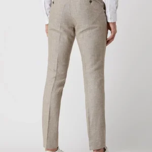 Blitzangebot ? Carl Gross Modern Fit Hose Aus Leinenmischung Modell ‘Tomte’ – Mittelbraun ? 15