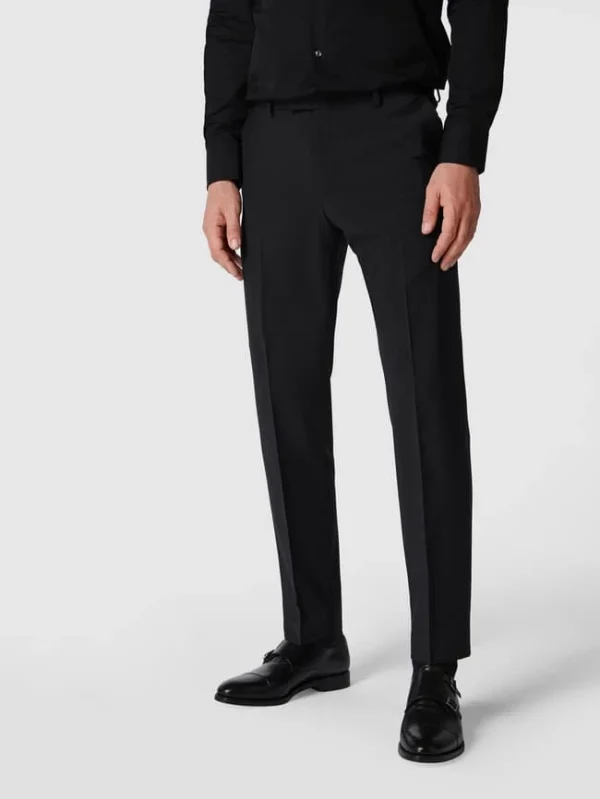 Angebote ? Strellson Slim Fit Anzughose Mit Stretch-Anteil ‘Flex Cross’ – Schwarz ? 5