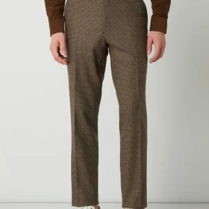 Auslauf ? Carl Gross Modern Fit Anzughose Aus Wollmischung Modell ‘Shiver’ – Beige ? 13
