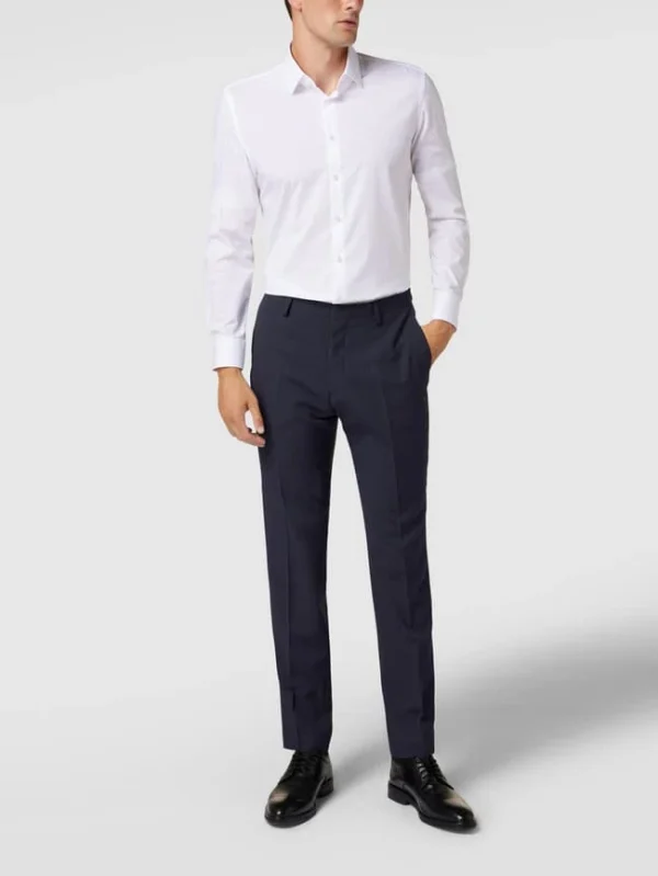 Rabatt ⌛ Brax Regular Fit Hose Aus Schurwoll-Mix Mit Stretch-Anteil Modell ‘Enrico’ – Schwarz ? 1