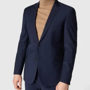 Rabatt ? Strellson Slim Fit 2-Knopf-Sakko Mit Fallendem Revers ‘Flex Cross’ – Marineblau ? 13