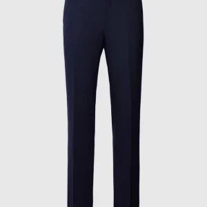 Schlussverkauf ? BOSS Hose Mit Bügelfalten Modell ‘Leon’ – Marineblau ? 9