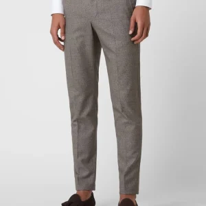 Budget ? Pierre Cardin Anzughose Mit Stretch-Anteil Modell ‘Rick’ – Aubergine Meliert ? 13
