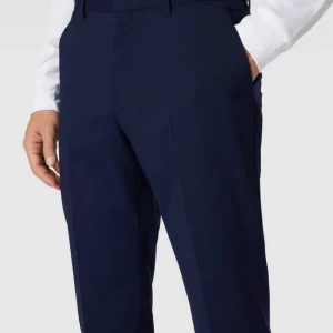 Coupon ? BOSS Regular Fit Anzughose Mit Eingrifftaschen Modell ‘Leon’ – Marineblau ? 11