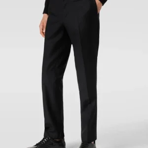 Großhandel ? HUGO Slim Fit Hose Mit Logo-Muster Modell ‘Getlin’ – Schwarz ? 13