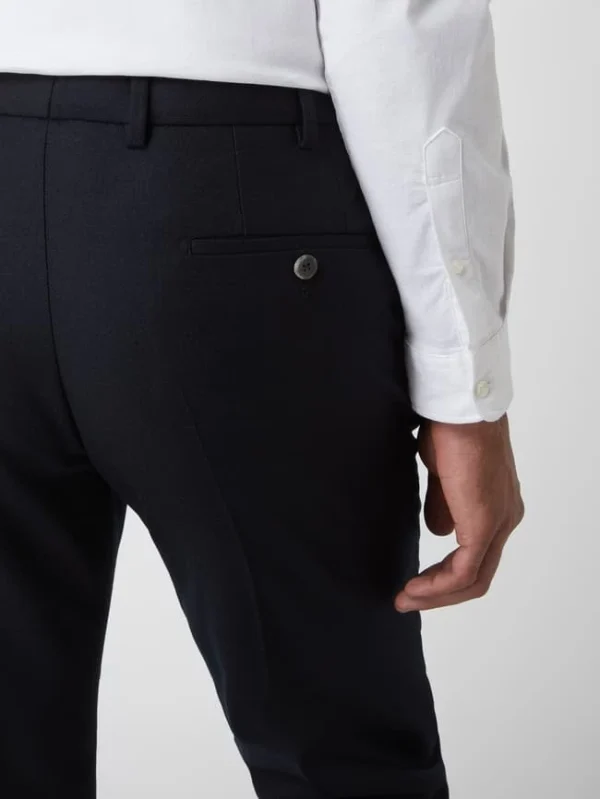 Aktion ✔️ Hiltl Regular Fit Anzughose Aus Schurwolle Modell ‘Piacenza’ – Schwarz ? 4