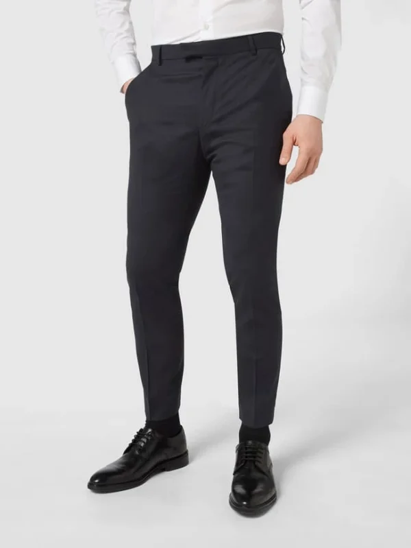 Budget ? JOOP! Collection Super Slim Fit Anzughose Aus Wolle Modell ‘Gun’ – Schwarz ⌛ 5