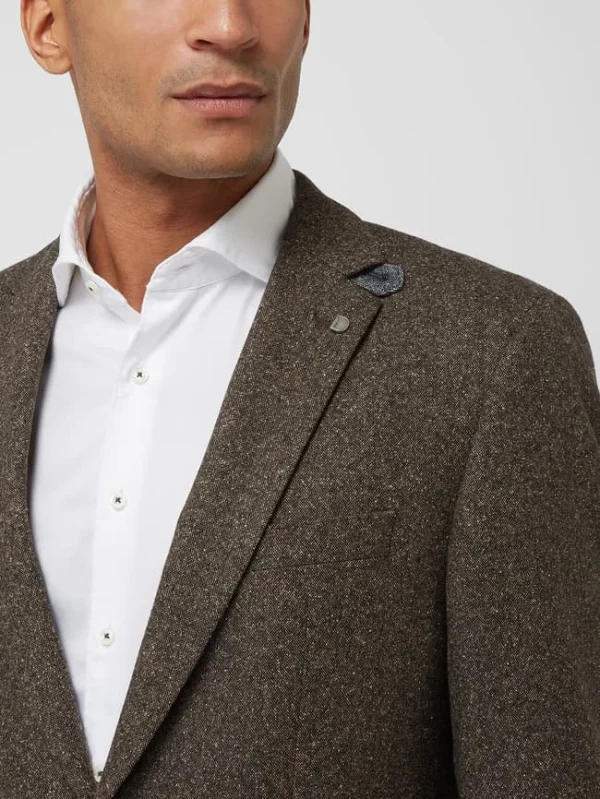 Bester Verkauf ? DIGEL Modern Fit 2-Knopf-Sakko Mit Pattentaschen Modell ‘Ezzo’ – Mittelbraun ? 7