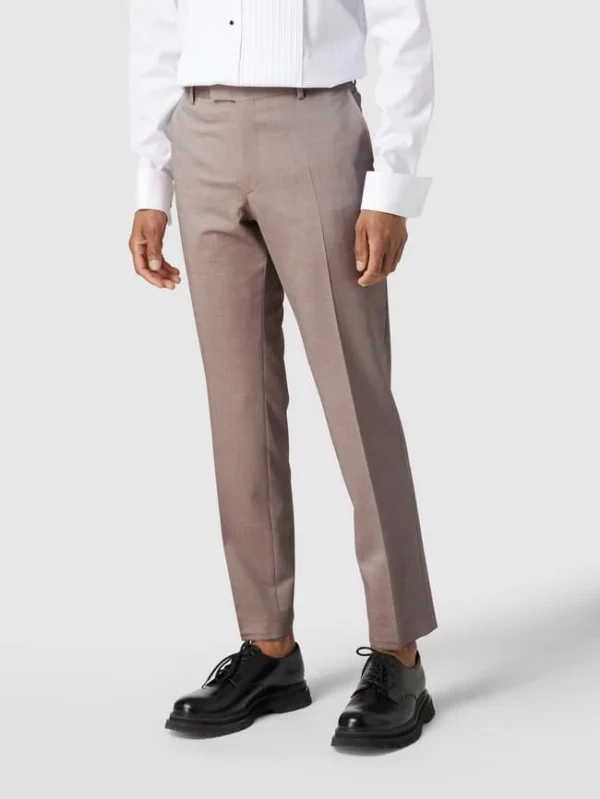 Auslauf ? JOOP! Collection Bundfaltenhose Mit Eingrifftaschen – Beige ? 5
