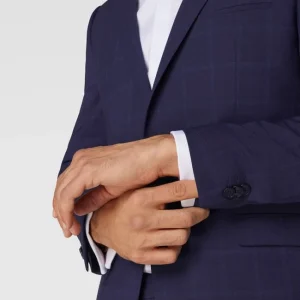 Beste Bewertungen von ? HUGO Extra Slim Fit 2-Knopf-Sakko Mit Karomuster Modell ‘Arti’ – Royalblau ? 11