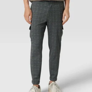 Brandneu ? Cinque Stoffhose Mit Karo-Muster Modell ‘CiBotto’ – Mittelgrau ? 13