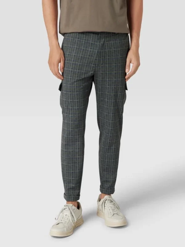 Brandneu ? Cinque Stoffhose Mit Karo-Muster Modell ‘CiBotto’ – Mittelgrau ? 5