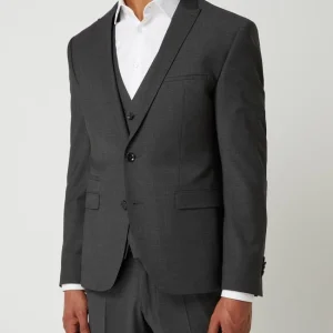 Großhandel ? Cinque Slim Fit 2-Knopf-Sakko Mit Stretch-Anteil Modell ‘CiCastello’ – ‘CIPOWERSTRETCH’ – Mittelgrau ✨ 14