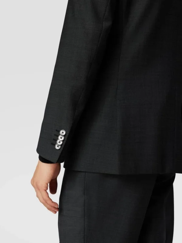 Aktion ? BOSS Sakko Mit Kissing Buttons Modell ‘Jeffrey’ – Anthrazit ❤️ 4