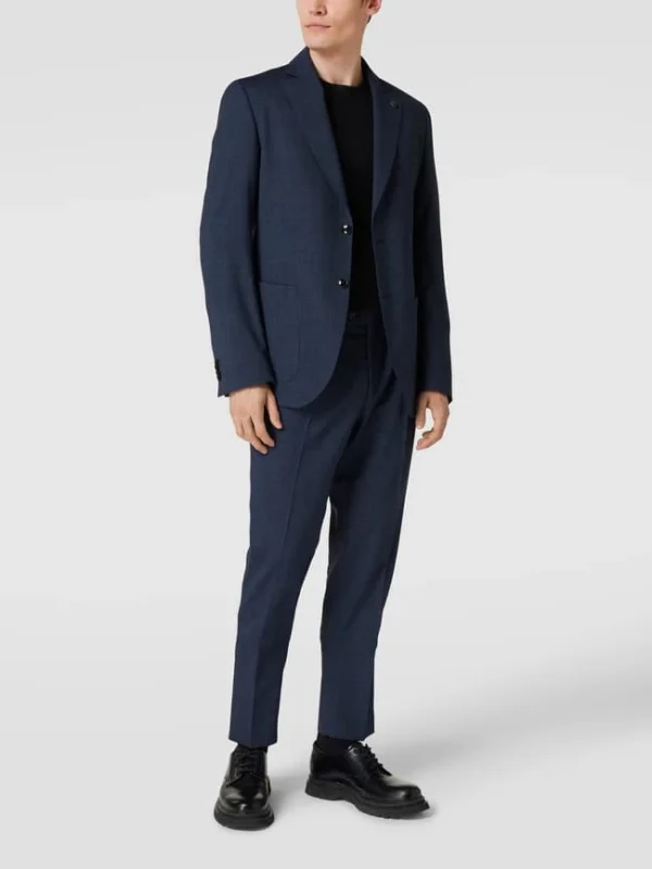 Brandneu ✔️ CG – Club Of Gents Sakko Mit Anstecknadel Modell ‘Carver’ – Blau ? 1