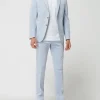 Schlussverkauf ? DIGEL Modern Fit Anzughose Mit Stretch-Anteil Modell ‘Sergio’ – Hellblau ? 17