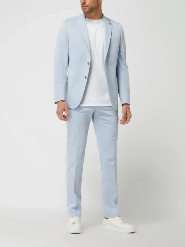Schlussverkauf ? DIGEL Modern Fit Anzughose Mit Stretch-Anteil Modell ‘Sergio’ – Hellblau ? 1