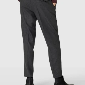 Bestes Angebot ? Gant Slim Fit Anzughose Mit Bundfalten Modell ‘Flanell Suit Pants’ – Anthrazit Meliert ? 15