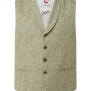 Rabatt ? CG – Club Of Gents Weste Aus Baumwolle Modell ‘Paddy’ – Grün ❤️ 9