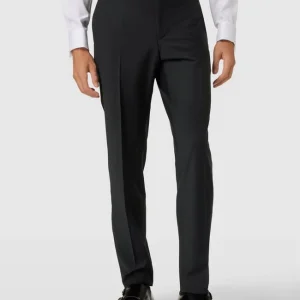 Bestpreis ? Pierre Cardin Anzughose Mit Label-Patch – Schwarz ? 13