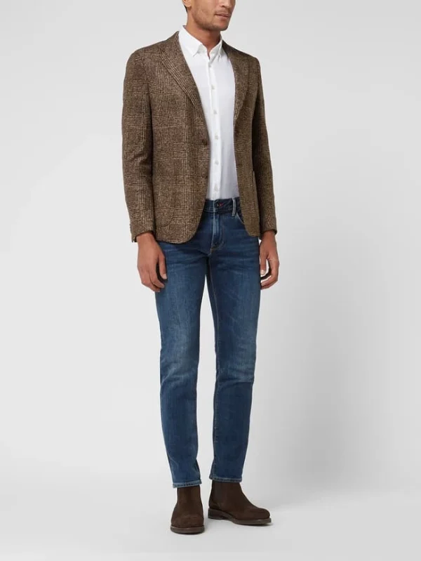 Brandneu ? DIGEL Slim Fit 2-Knopf-Sakko Mit Woll-Anteil Modell ‘Kristo’ – Mittelbraun ⭐ 1