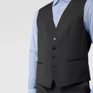 Bester Verkauf ? BOSS Weste Mit Paspeltaschen – Anthrazit ? 11