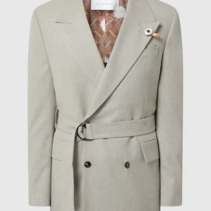 Blitzangebot ? Baldessarini Contemporary Fit Sakko Mit Taillengürtel Modell ‘Carter’ – Beige ? 10