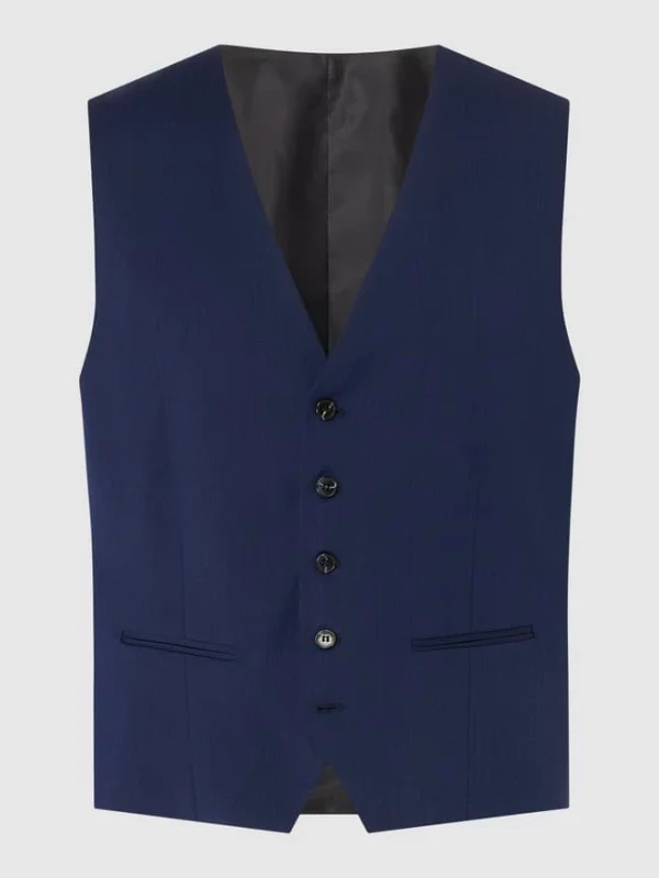 Blitzangebot ✨ Selected Homme Slim Fit Weste Mit Stretch-Anteil Modell ‘Mylobill’ – Royalblau ❤️ 1