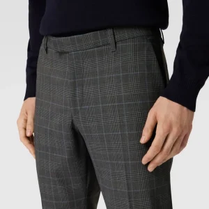 Auslauf ? Drykorn Hose Mit Glencheck-Muster Modell ‘Piet’ – Mittelgrau ✔️ 11