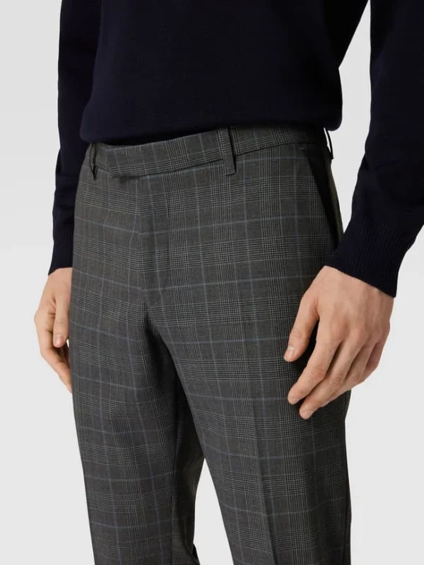 Auslauf ? Drykorn Hose Mit Glencheck-Muster Modell ‘Piet’ – Mittelgrau ✔️ 4