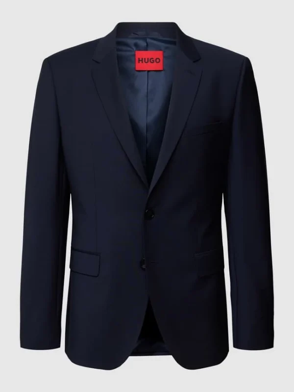 Blitzangebot ? HUGO Sakko Mit Reverskragen Modell ‘Jeffery’ – Marineblau ? 3