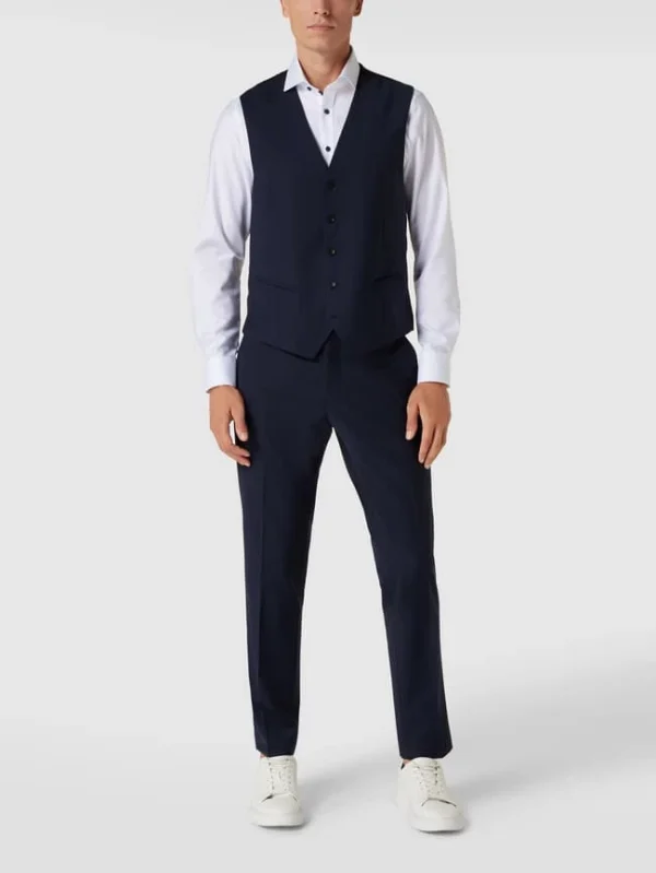 Bester Verkauf ? CG – Club Of Gents Weste Mit Leistentaschen Modell ‘Carlto’ – Royalblau ✔️ 1