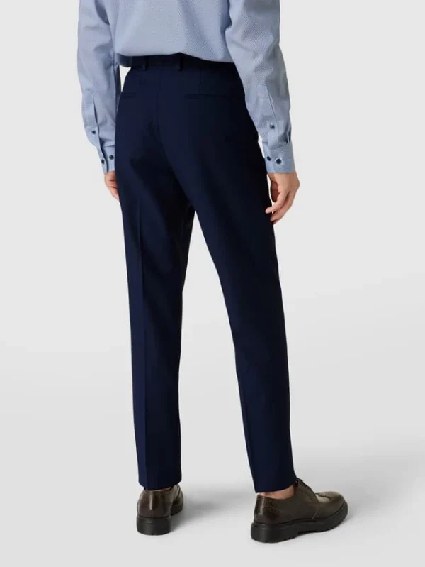 Besorgen ? BOSS Hose Mit Bügelfalten Modell ‘Simmons’ – Marineblau ? 6