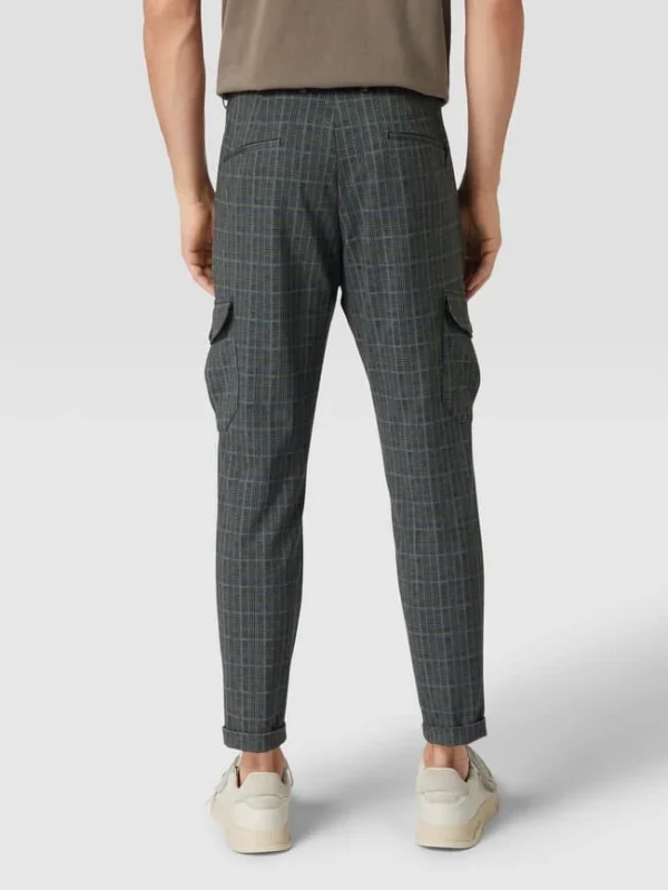 Brandneu ? Cinque Stoffhose Mit Karo-Muster Modell ‘CiBotto’ – Mittelgrau ? 6