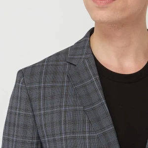 Aktion ✨ Selected Homme Slim Fit 2-Knopf-Sakko Mit Woll-Anteil Modell ‘Elon’ – Dunkelblau ? 13