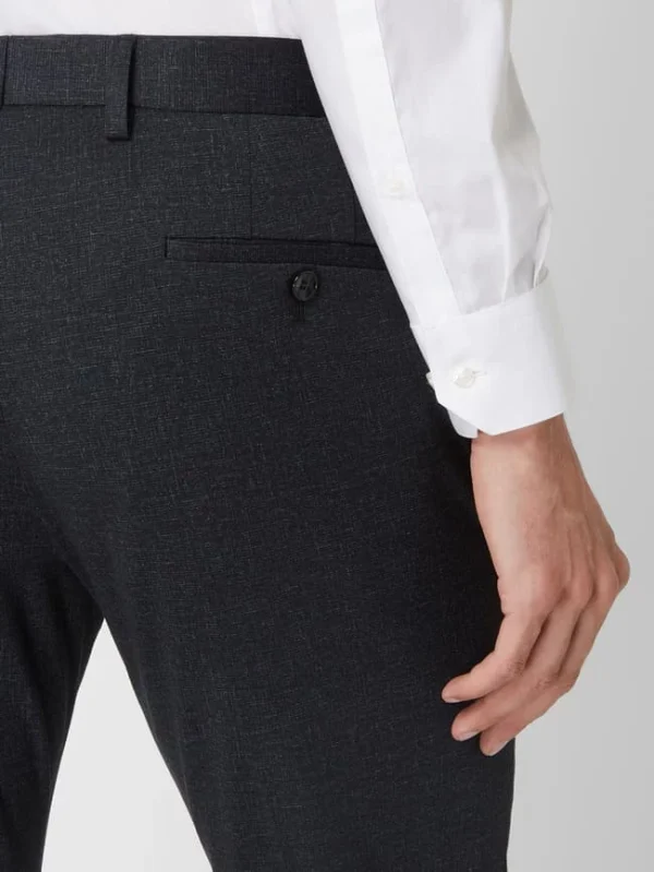 Auslauf ? Strellson Extra Slim Fit Anzughose Aus Jersey Modell ‘Kynd’ – Schwarz ? 4
