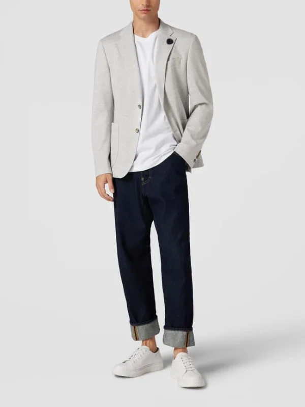 Bestes Angebot ? JOOP! Collection Sakko Mit Floralem Detail Modell ‘Hoverest-J28’ – Hellgrau ? 1