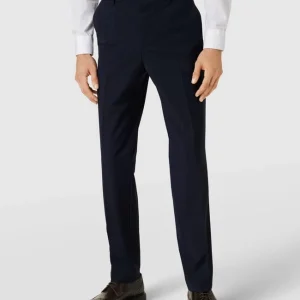 Am billigsten ✨ HUGO Hose Mit Bügelfalten Modell ‘Simmons’ – Marineblau ? 13