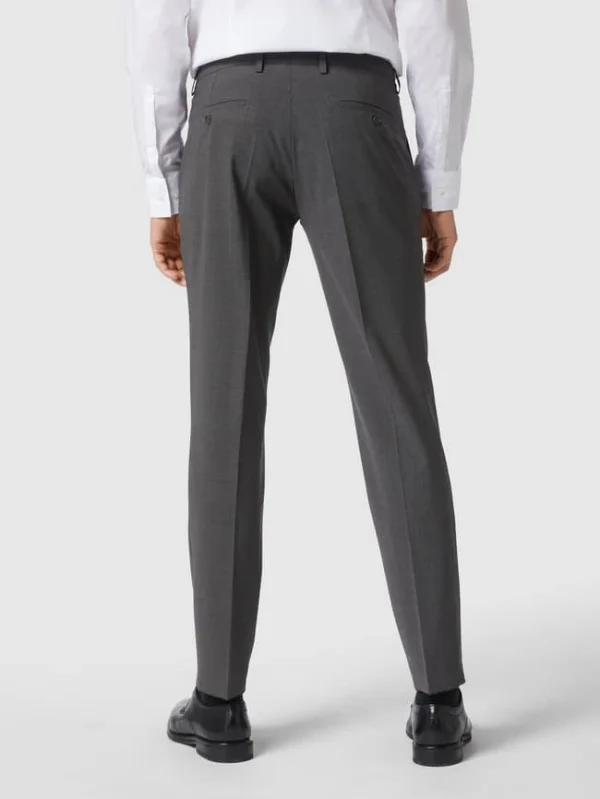 Rabatt ? CG – Club Of Gents Slim Fit Anzughose Aus Jersey Modell ‘Cedric’ – Dunkelgrau ⭐ 6