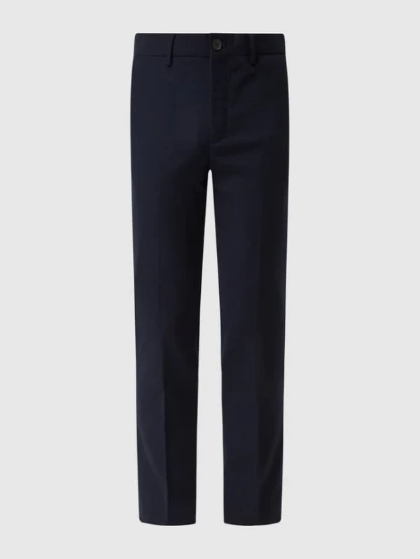 Angebote ? Selected Homme Slim Fit Anzughose Mit Stretch-Anteil Modell ‘Adrian’ – Marineblau ⭐ 3