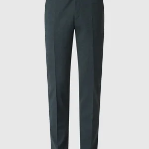 Am billigsten ? DIGEL Slim Fit Anzughose Mit Stretch-Anteil Modell ‘Franco’ – Petrol ✨ 9