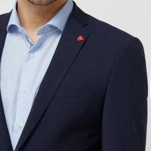 Bestes Angebot ✔️ Roy Robson Extra Slim Fit 2-Knopf-Sakko Aus Schurwollmischung – Marineblau ✔️ 13